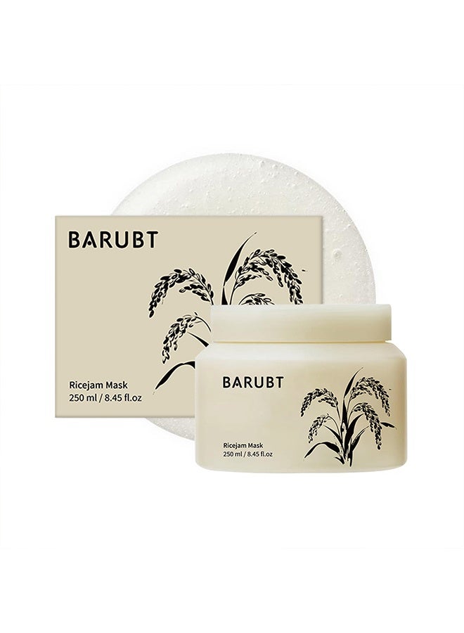BARUBT RiceJam Mask, Rice Face & Body Mask for Deep Cleansing, Hydrating, & Radiant Skin – Natural Moisturizing & Purifying Skincare, Smooth & Soft Skin Treatment,250ml - Image 1