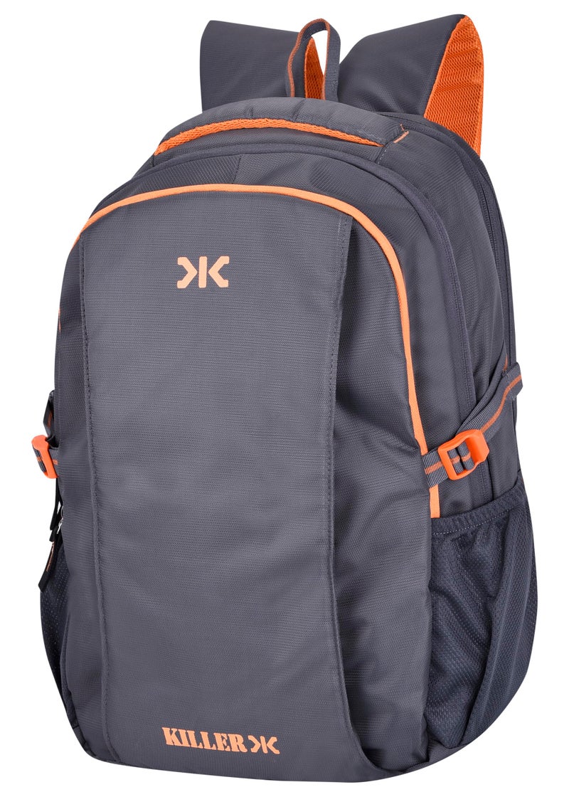 KILLER Polyester Backpack - Checkers 29 Ltr Office Laptop Backpack (GREY) - Image 1