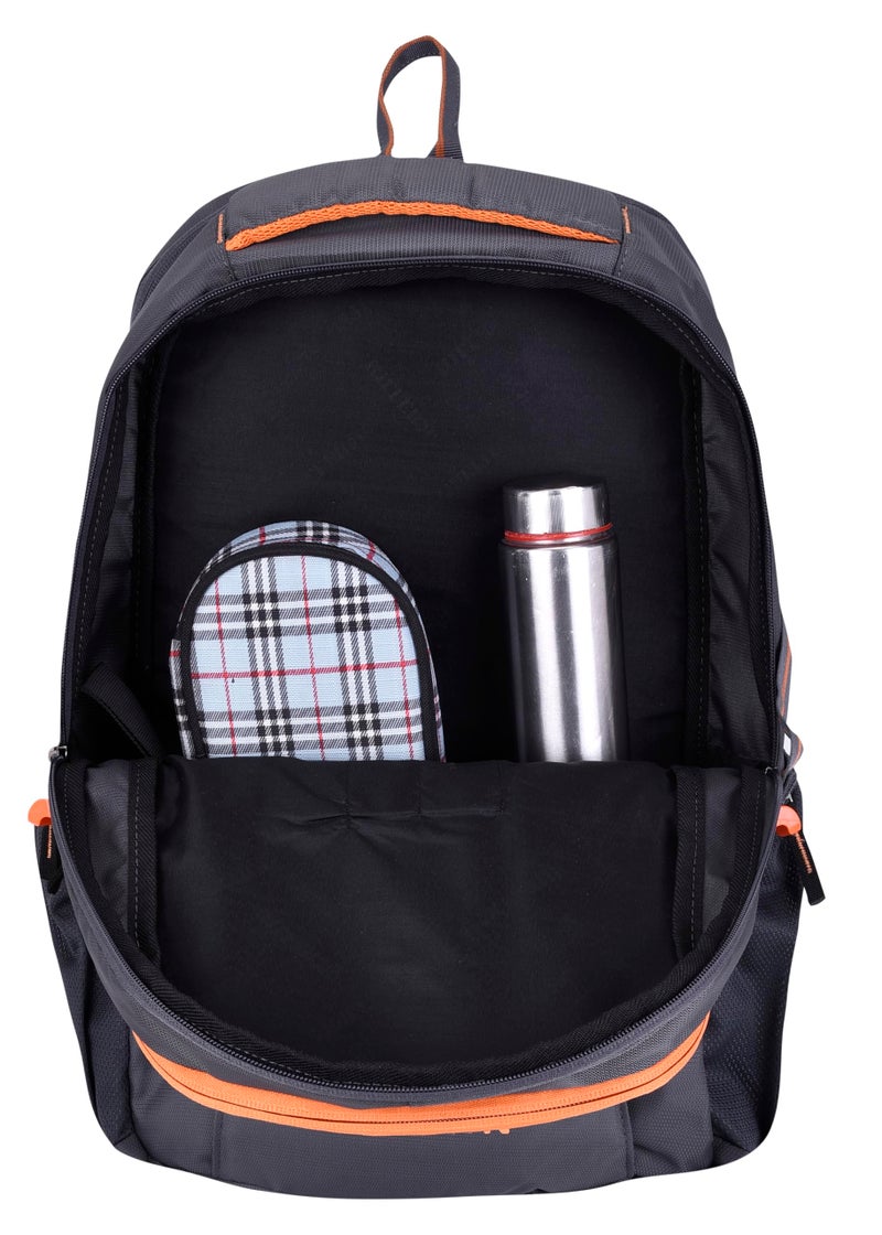 KILLER Polyester Backpack - Checkers 29 Ltr Office Laptop Backpack (GREY) - Image 4