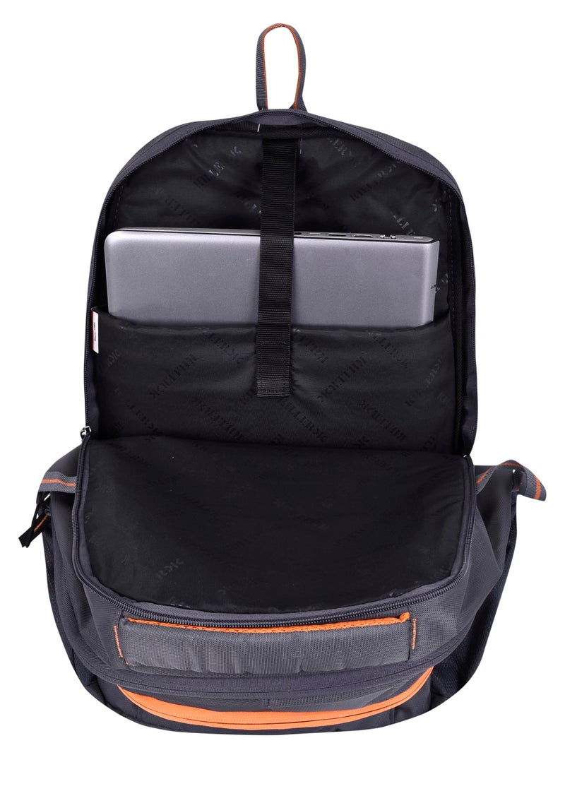 KILLER Polyester Backpack - Checkers 29 Ltr Office Laptop Backpack (GREY) - Image 5