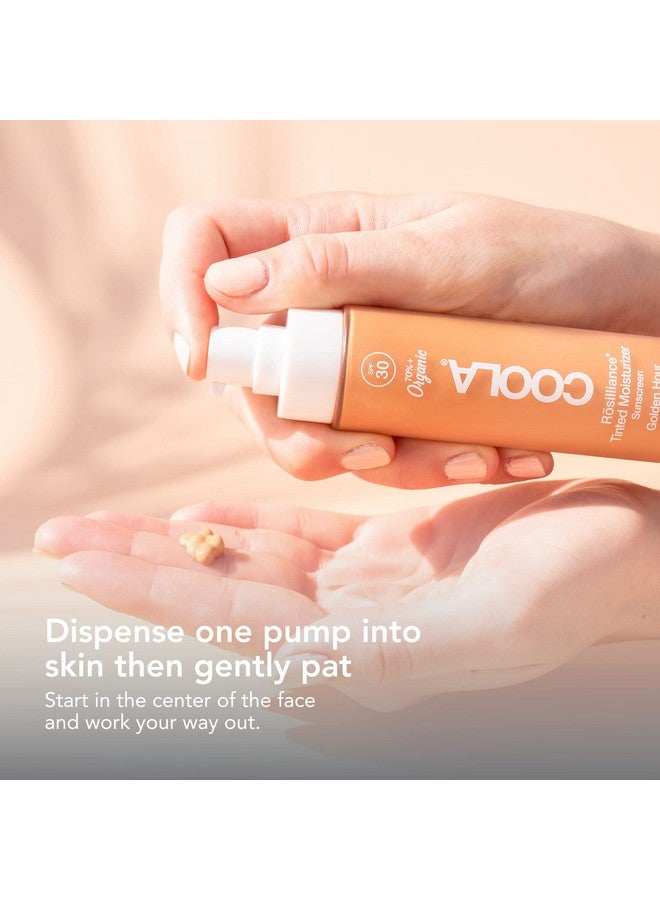 COOLA Organic Rosilliance Bb Cream With Spf 30 Tinted Moisturizer Sunscreen & Foundation Dermatologist Tested Golden Hour 1.5 Fl Oz - Image 4