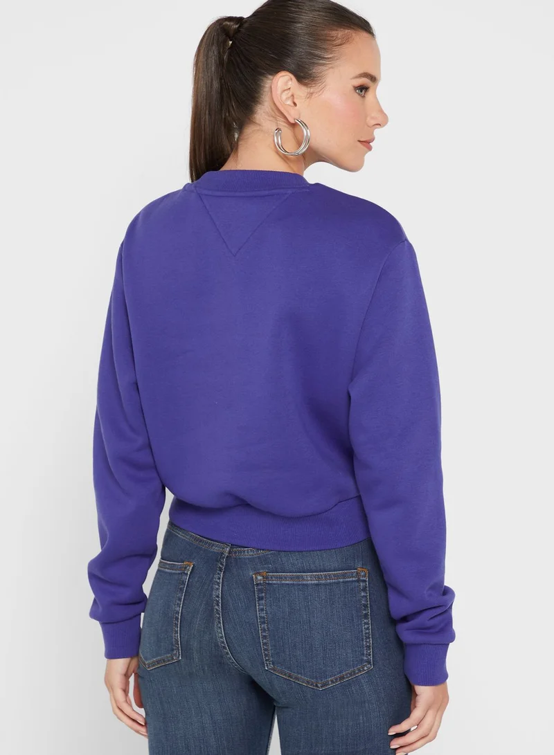 TOMMY JEANS Round Neck Logo Sweatshirt