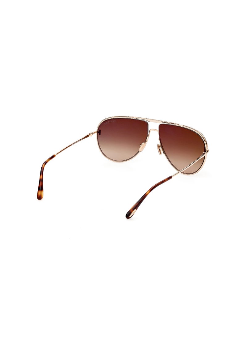 TOM FORD Rimless Metal Gold Unisex Sunglass  - Image 5