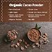 NaturaleBio Cacao Powder Organic 35oz Unsweetened NonAlkalized and Pure Cocoa Powder Substitute with Rich Dark Chocolate Flavor NonGMO Gluten Free Tested for Heavy Metals From Raw Cacao Beans - Image 4