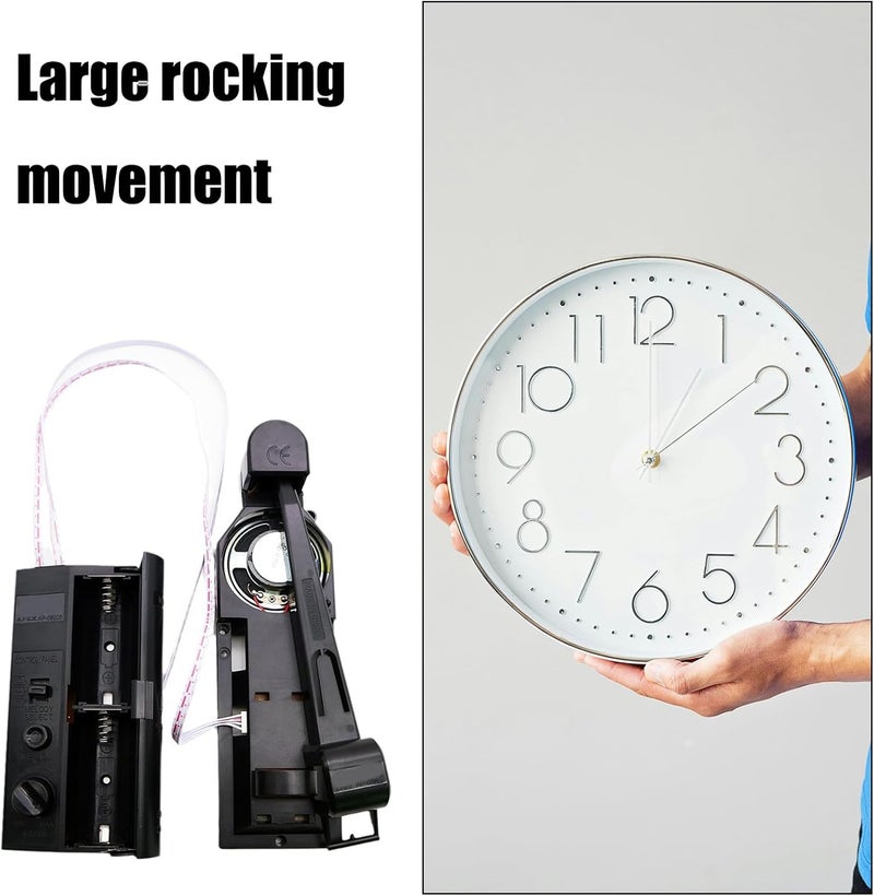 Pendulums Clock Movement with Music Chimes Box Large Wall Clock Mechanism Replacement Accessories Repairing Parts Kits Swinging Movement Mechanism - Image 2