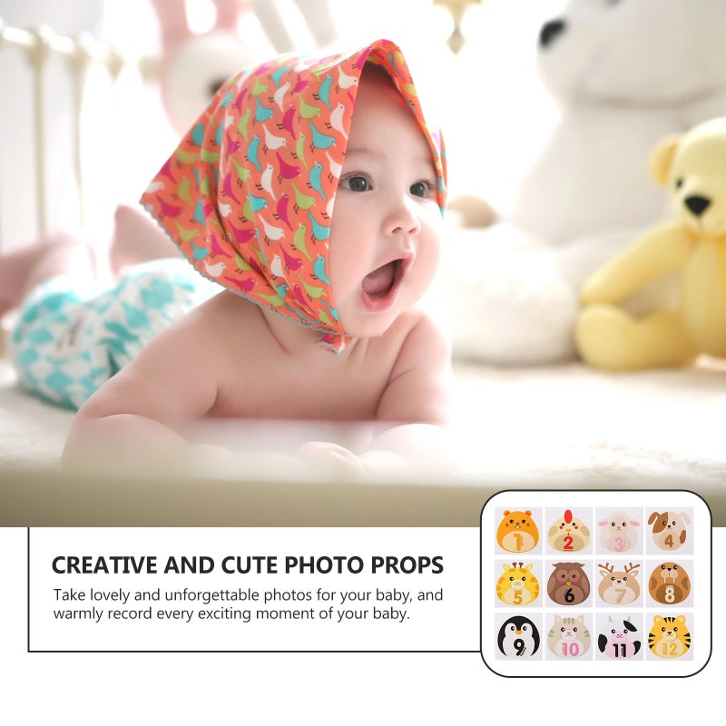 Baby Milestones Stickers for Monthly Photo Props and Growth Tracking - Image 5