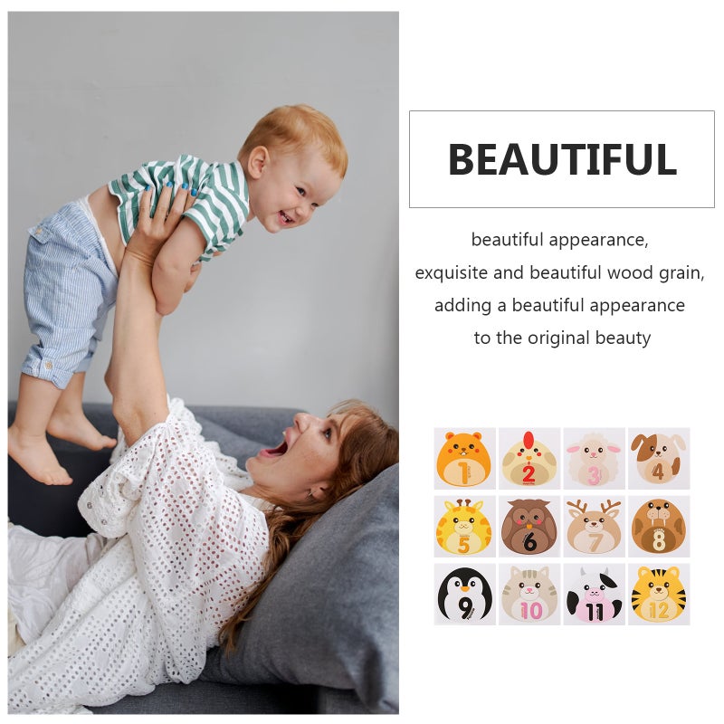Baby Milestones Stickers for Monthly Photo Props and Growth Tracking - Image 4