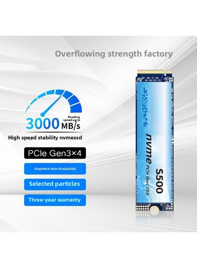 M.2 NVMe Protocol Desktop M2 Pcie3.0 Notebook Ssd Solid State Drive 1t 512g-Capacity:S500-1TB - Image 2
