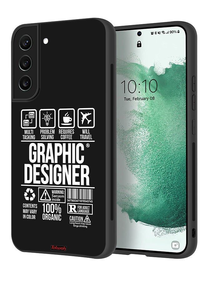Tolwak Samsung Galaxy S22 5G Protective Case Cover Graphic Designer Sticker - Image 1