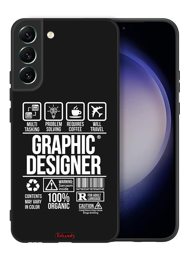 Tolwak Samsung Galaxy S22 5G Protective Case Cover Graphic Designer Sticker - Image 2