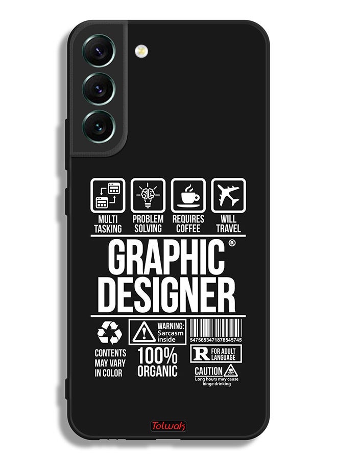 Tolwak Samsung Galaxy S22 5G Protective Case Cover Graphic Designer Sticker - Image 3