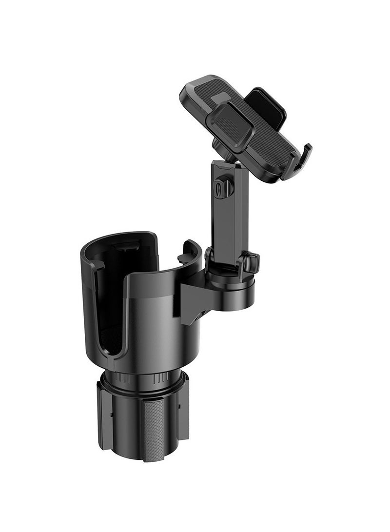general Multi-Functional 2-in-1 Car Cup Holder - Phone Mount & Drink Holder for Vehicles - Adjustable Center Console Cup Holder - Image 5