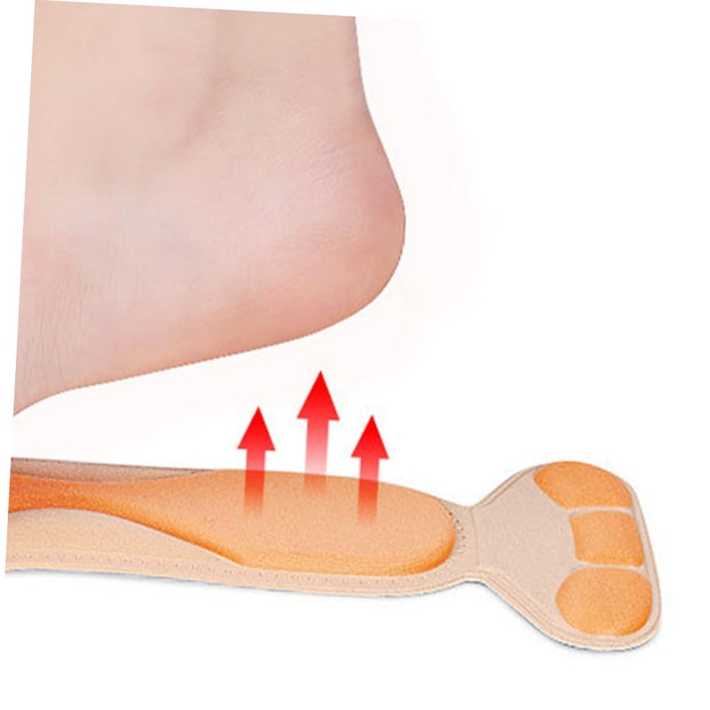 Soft Sponge High Heel Insoles 2 Pairs Breathable Shock Absorbing Cushions For Women - Image 4