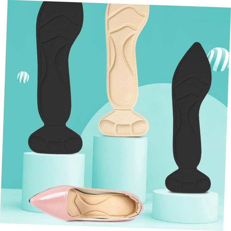 Soft Sponge High Heel Insoles 2 Pairs Breathable Shock Absorbing Cushions For Women - Image 5