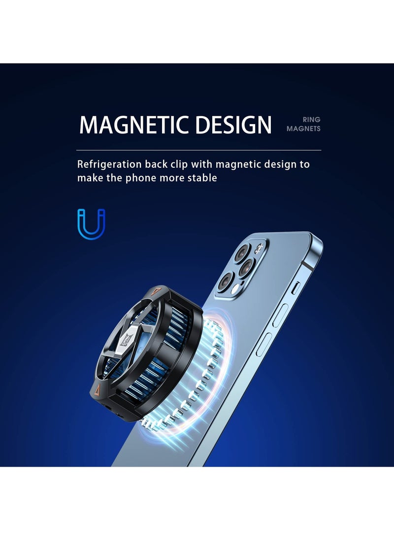 erorex Phone Cooler Semiconductor Cooling Fan Compatible With Portable Noiseless Cooling Game  - Image 3
