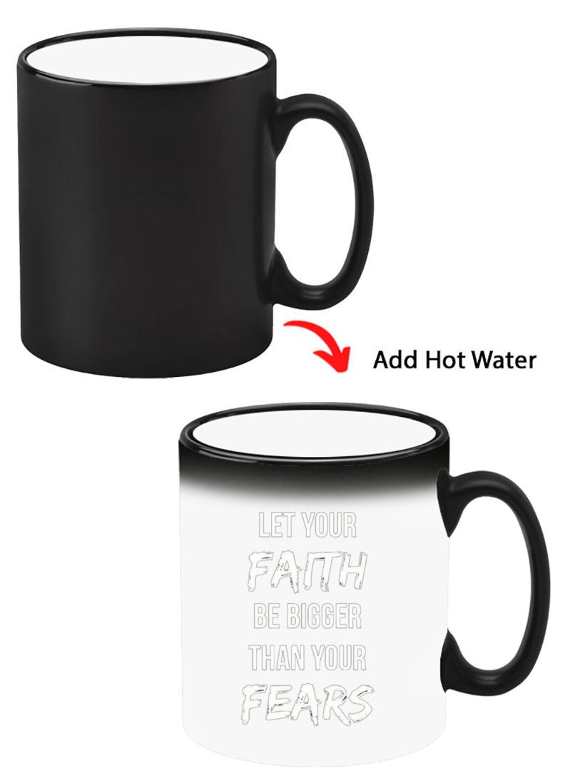 Theodor Color Changing Heat Sensitive Ceramic Mug, Image Revealed When HOT Liquid is Added! lets be adventurers - Image 1