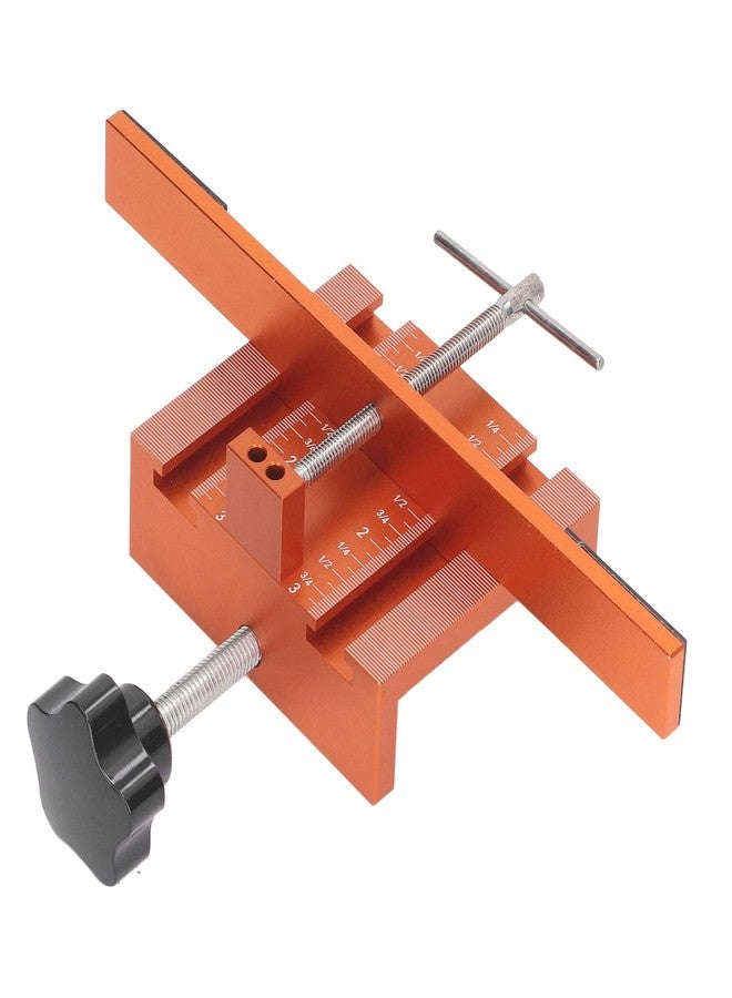 Luocute Cabinet Door Mounting Jig, Cabinet Hardware Jig Tool with Upgraded Support Arm and Clamp, Aluminum Alloy Clear Scale Door Mounting Position for Installation - Image 1