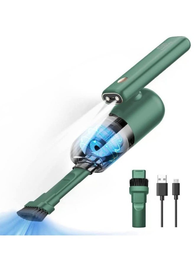 Vacuum Cleaner Cordless Handheld Mini Car Vacuum Rechargeable, Ultra-Lightweight 0.8lb 8000Pa Powerful Suction with Dual Ledlight for Car Home Cleaning - Image 1
