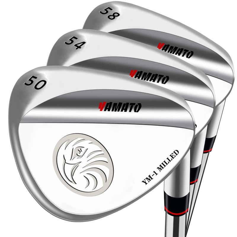 Yamato Golf Wedge Set or Individual Golf Wedges 50/52/54/56/58/60 Golf Gap Wedge Sets Sand Wedge|Lob Wedge Golf Clubs for Men & Women Milled Face for High Spin - Image 1