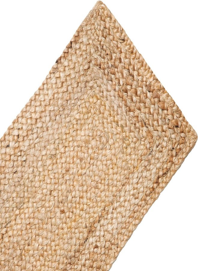 MDS Pack of 1 Handwoven Rectangle Jute Braided Table Runner 13 x 36 Inch, 100% Natural Reversible Farmhouse Rustic Vintage Dining Table Runner for Home Decor, Kitchen, Indoor & Covered Door Entrances - Image 4