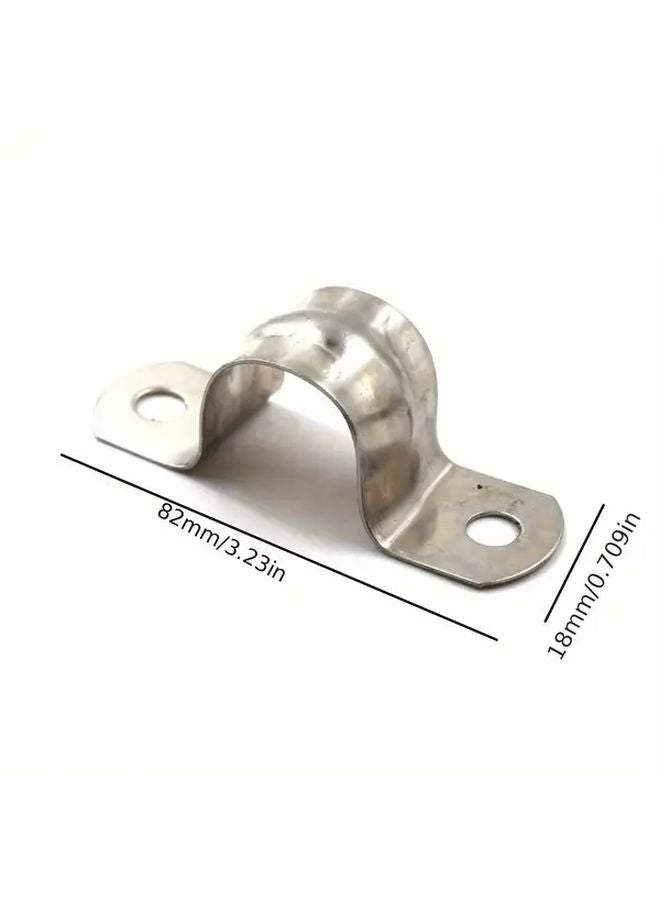 10pcs Two Hole Pipe Straps Heavy Duty Adjustable Tension Clips Plumbing HVAC Clamps - Image 4