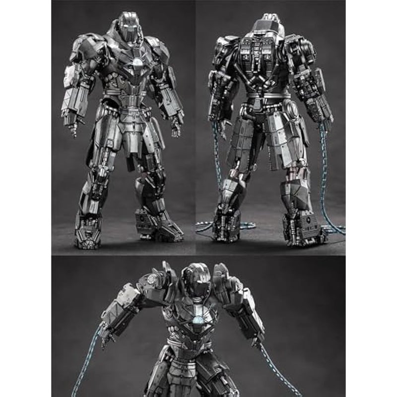 9 Inches Whiplash Mark2 Action Figure,Exquisite Painting All Joints Movable Collection (1/10 Scale),Light Chest and Eyes, Whiplɑsh Mk2 - Image 5