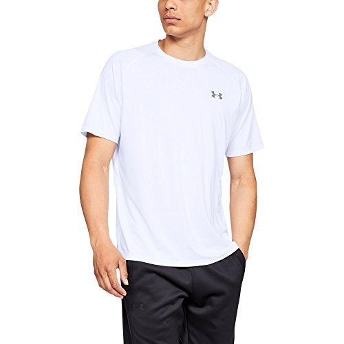 Under Armour Men's Tech 2.0 Short-Sleeve T-Shirt , White (100)/Overcast Gray, X-Large Tall - Image 1