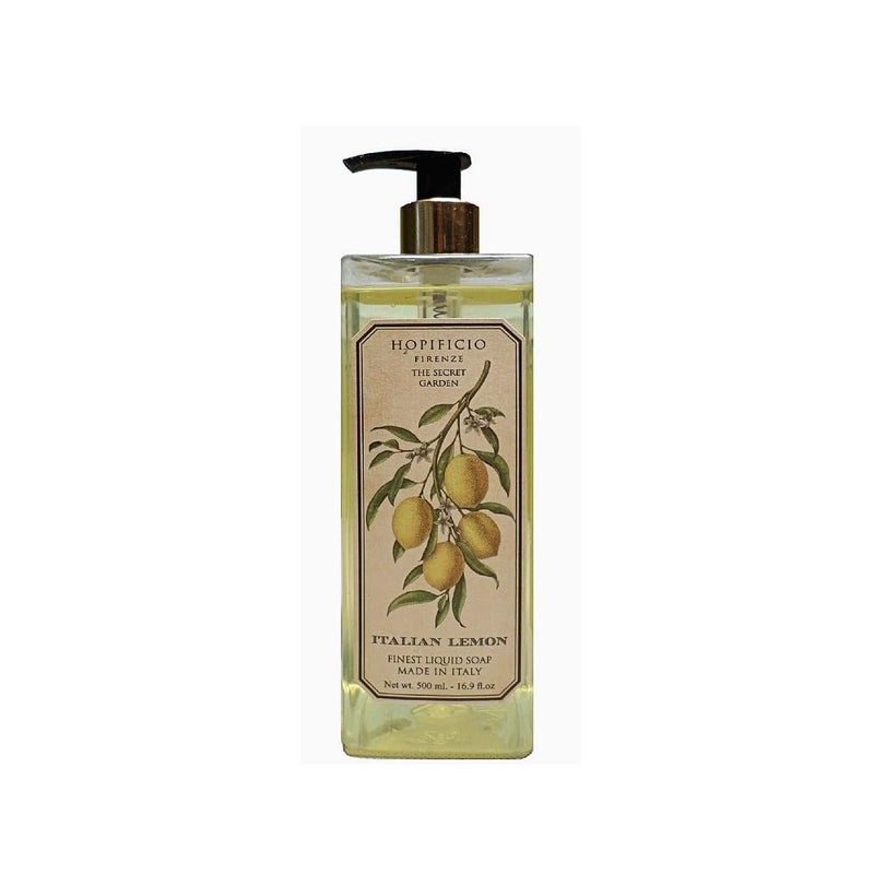The Secret Garden Italian Lemon Finest Liquid Soap  169 fl Oz 500 ml