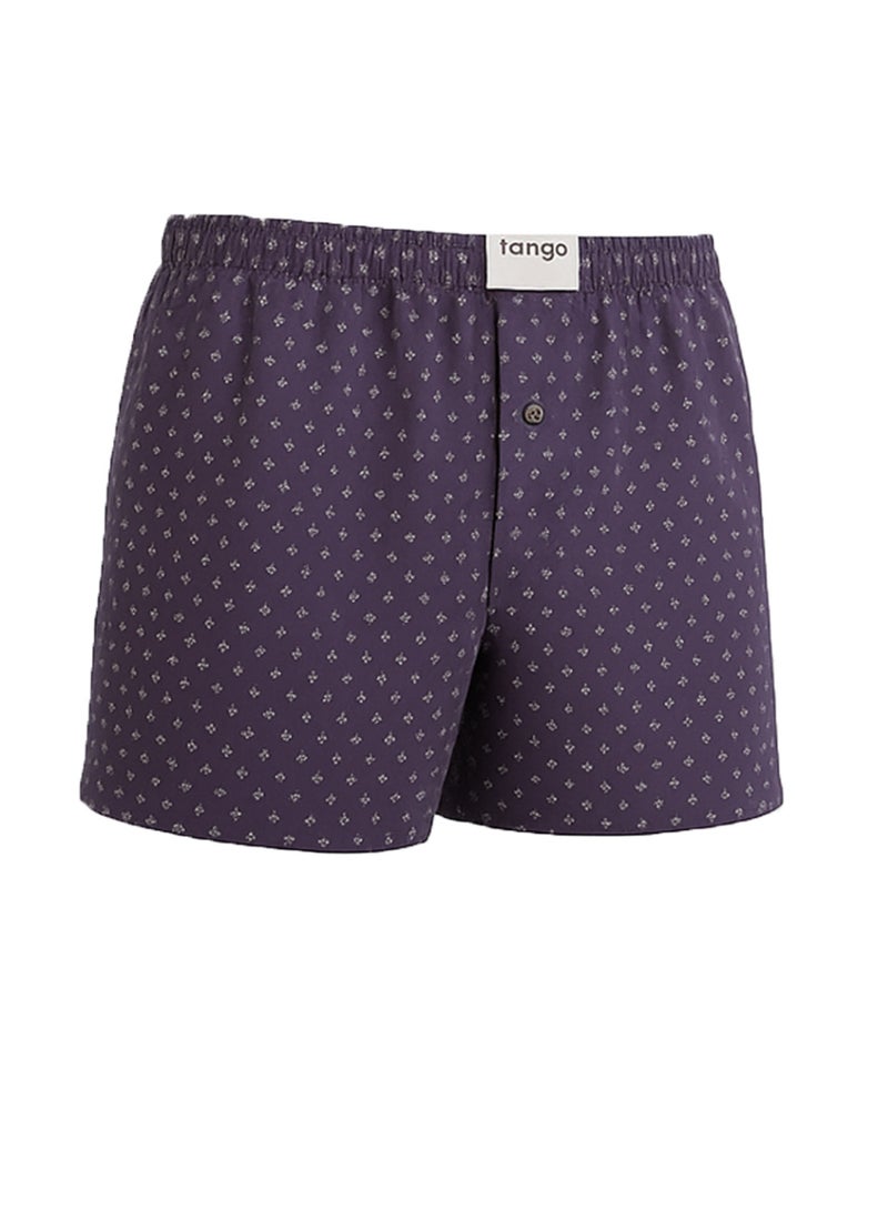 Tango Button Shorts (Pattern) Grey Dotted 2 - Image 3