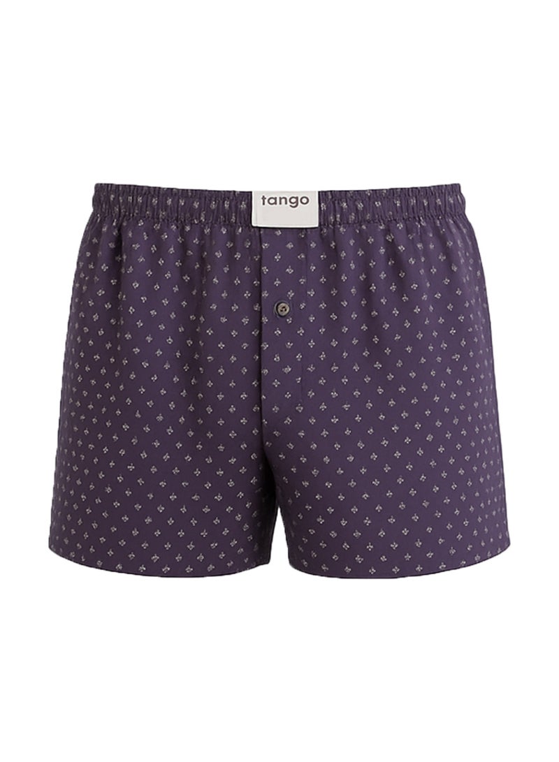 Tango Button Shorts (Pattern) Grey Dotted 2 - Image 1