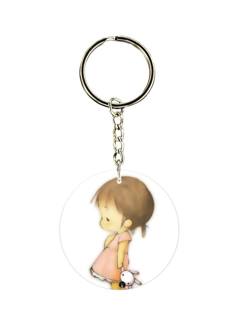 RKN Cartoon Printed Single Sided Keychain