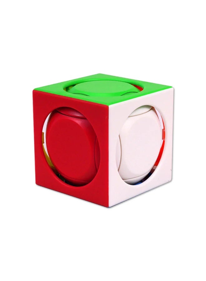 YJ Cubuzzle YJ Tianyuan Speedcube No. 2 – Multicolor Puzzle Cube | Innovative Twist Puzzle with Smooth Rotation | Unique Shape Brain Teaser for Beginners & Collectors - Image 2