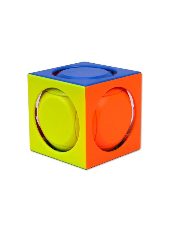 YJ Cubuzzle YJ Tianyuan Speedcube No. 2 – Multicolor Puzzle Cube | Innovative Twist Puzzle with Smooth Rotation | Unique Shape Brain Teaser for Beginners & Collectors - Image 3