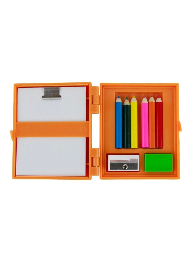 Worlds Smallest World's Smallest You Create Artist Drawing Kit. Miniature Creative Art Craft Set. Includes: 6 Color Pencils, Sharpener, Eraser, Pad, and Drawing Board/Easel.