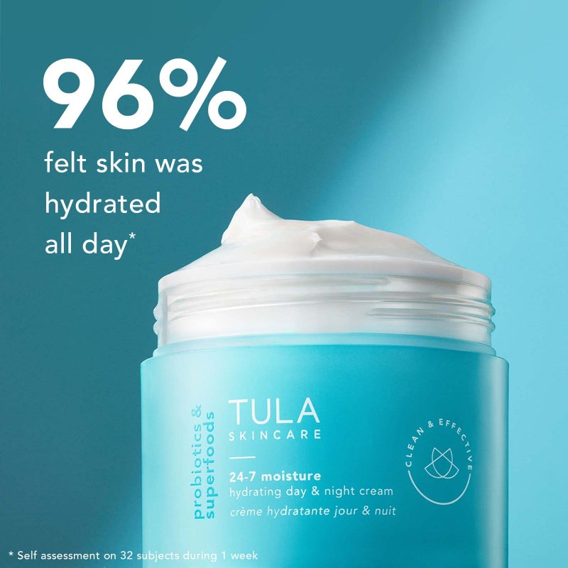 TULA Skin Care 24-7 Moisture Hydrating Day and Night Cream - Travel-Size, Ultra Nourishing Moisturizer for Face, Improves, Soothes & Maintains Skin Balance, 0.5 oz. - Image 5