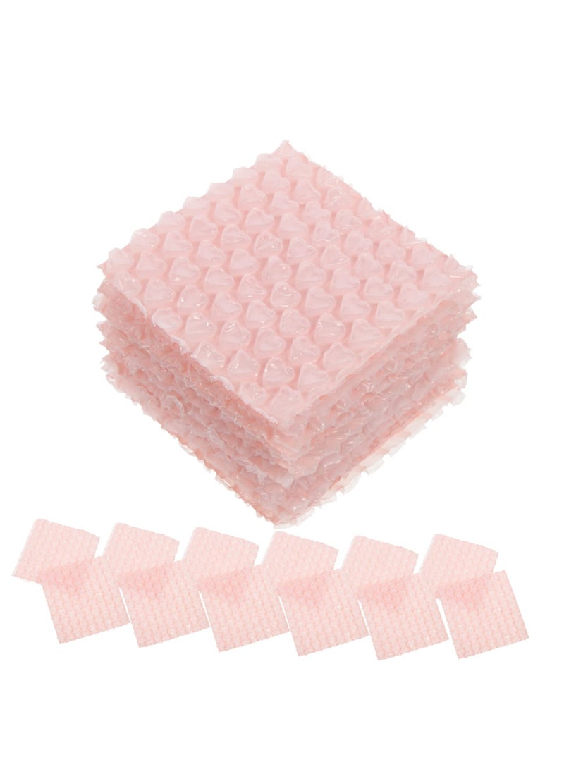60pcs Heart-Shaped Bubble Mailers for Safe Shipping, Thickened Shockproof Plastic Packaging Bags - Image 1