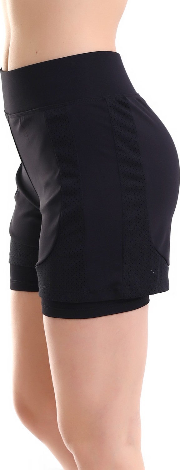 Win Moda Fishnet Tights Shorts Inside Tights Swim Shorts  - Image 2