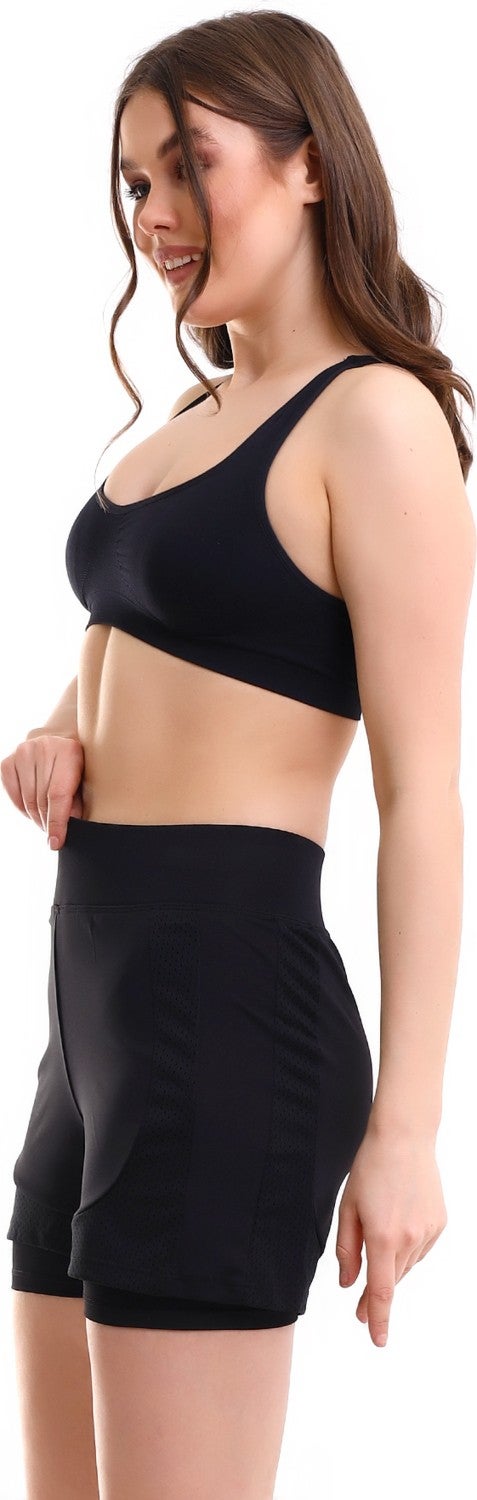 Win Moda Fishnet Tights Shorts Inside Tights Swim Shorts  - Image 4