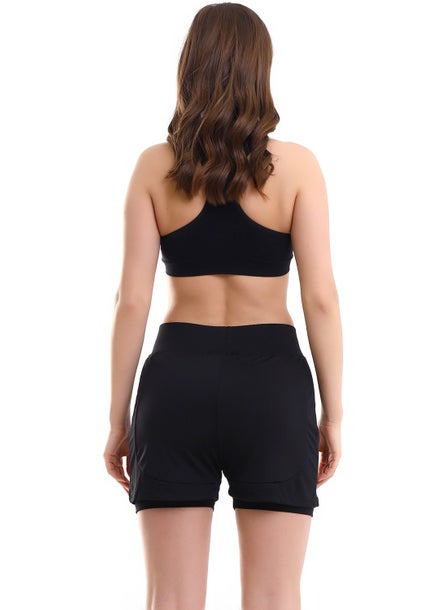 Win Moda Fishnet Tights Shorts Inside Tights Swim Shorts  - Image 3