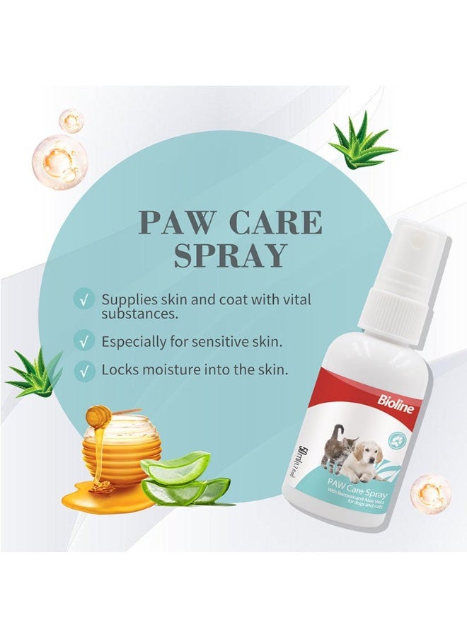 BIOLINE Paw Care Moisturizing and Protective Spray for Dogs and Cats 50 ml - Image 2