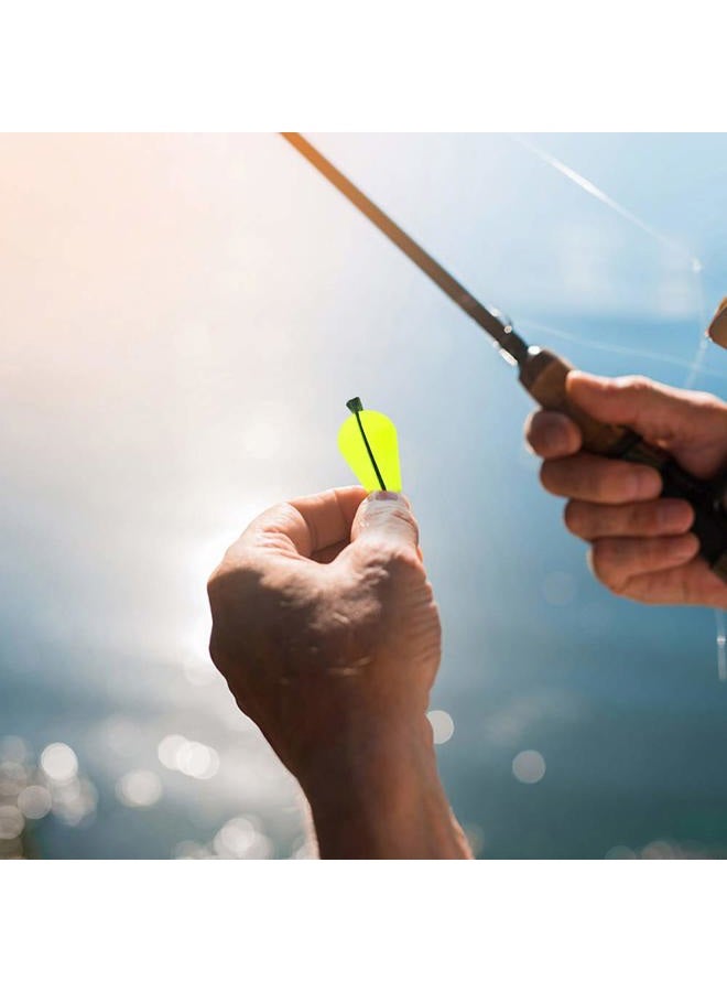 WHYHKJ 10pcs Float Foam Water Drop Strike Indicators Fly Fishing Accessory, Fluorescent Yellow - Image 5
