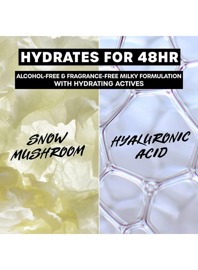 Thayers Milky Hydrating Face Toner with Snow Mushroom, Hyaluronic Acid & Elderflower – Alcohol-Free, Gentle Toner for Dry & Sensitive Skin, Paraben-Free, 3 fl oz - Image 3