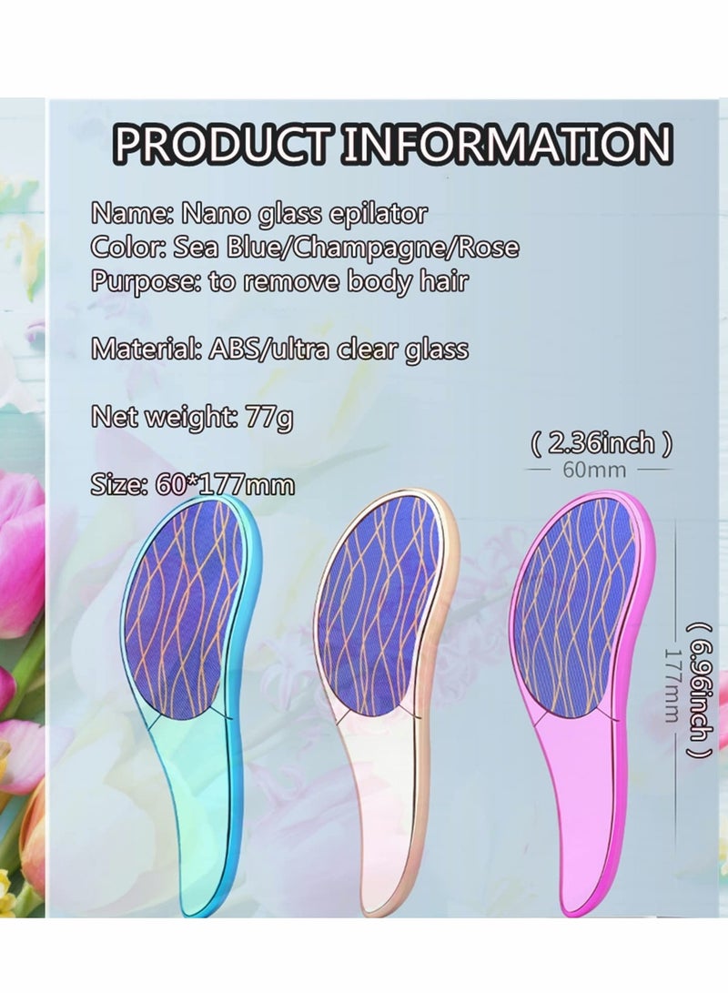 KASTWAVE New Bleame  Crystal Hair Eraser, Magic Wing Crystal Hair Removal, Exfoliation Painless Hair Removal Tool for Men & Women,Soft Silky Skin Full Body Hair Removal - Image 4
