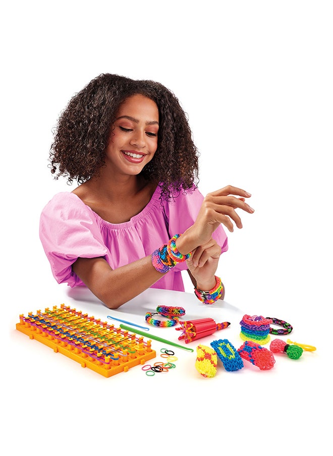 Cra-Z-Art - Cra-Z-Art Super Cra-Z-Loom DIY Rubber Band Loom Kit - Image 1