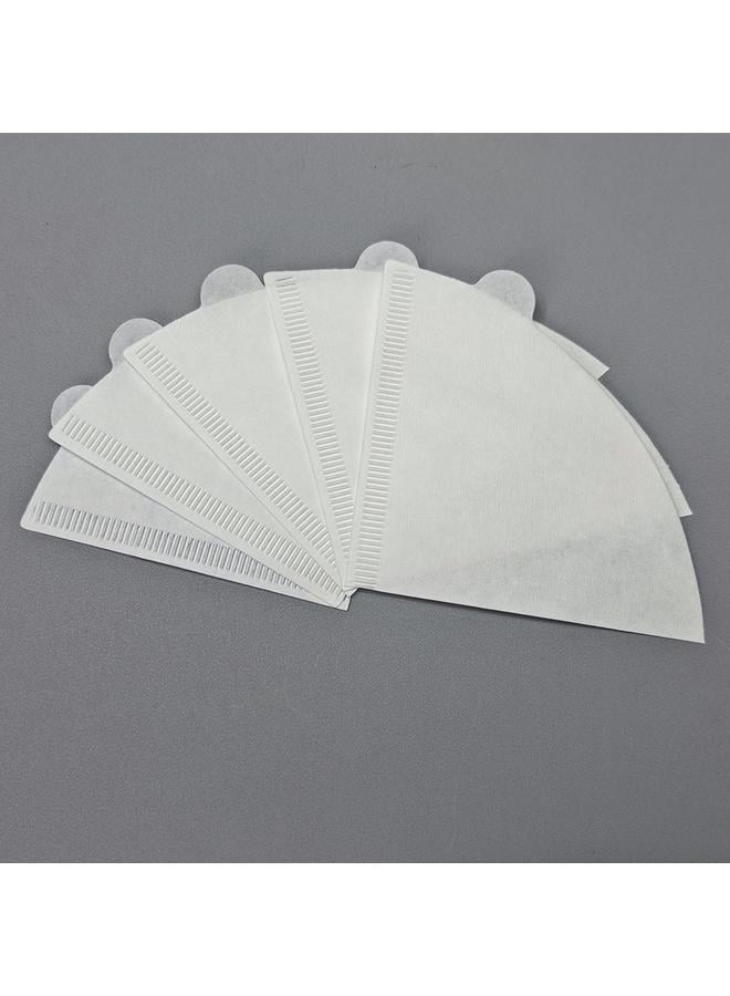 Coffee Filters, White Size 16*12*11.5cm Counts 1-4Cups Disposable Coffee Filter Paper Cone, Compatible For Pour Over Droppers and Drip Coffee Maker. (white)  - Image 2