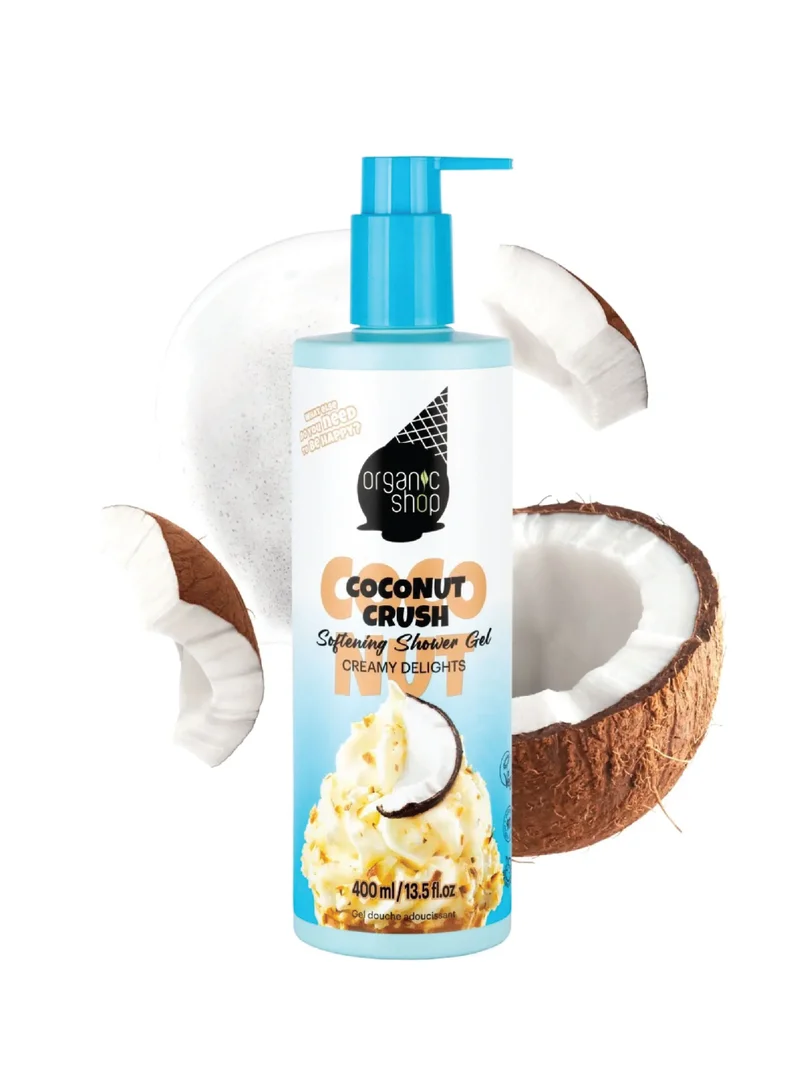 Organic Shop Organic Shop Softening Coconut Crush Shower Gel 400ml