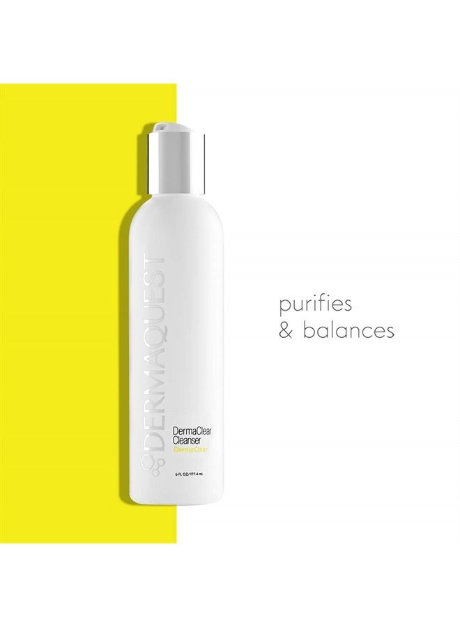 DermaQuest DermaClear Cleanser for Acne Breakouts - Acne Face Wash & Face Exfoliator with Mandelic Acid and Tea Tree Oil (6 oz.) - Image 3