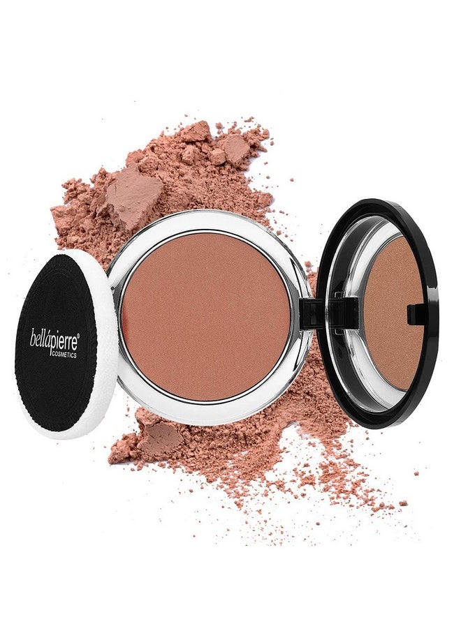 BellaPierre Compact Mineral Blush ; Warm Dewy Glow ; Nontoxic And Paraben Free ; Suitable For All Skin Types ; Compact Case 0.35Ounce Autumn Glow  - Image 2