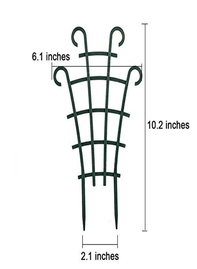 UWIOFF Indoor Small Trellis, 6Pcs Plant Trellis for Climbing Plants Indoor Trellis for Potted Plants Stackable Plastic Pot Plant Support Trellis for Indoor Outdoor Hoya Vines Pothos Houseplants - Image 5