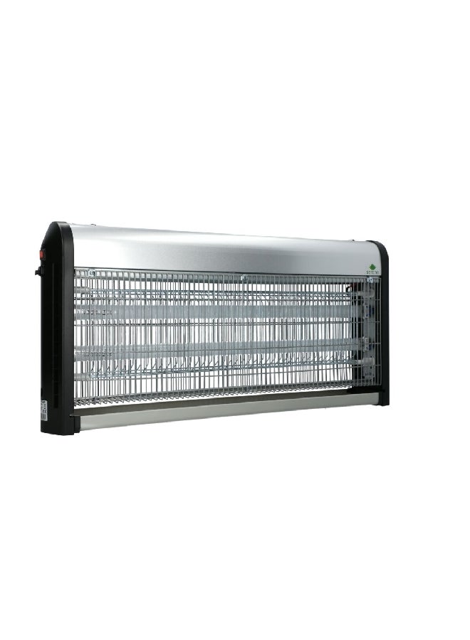 serene 2 x 20W LED Light Compact Insect Killer Silver and Black JR89A-2X20L1 - Image 2